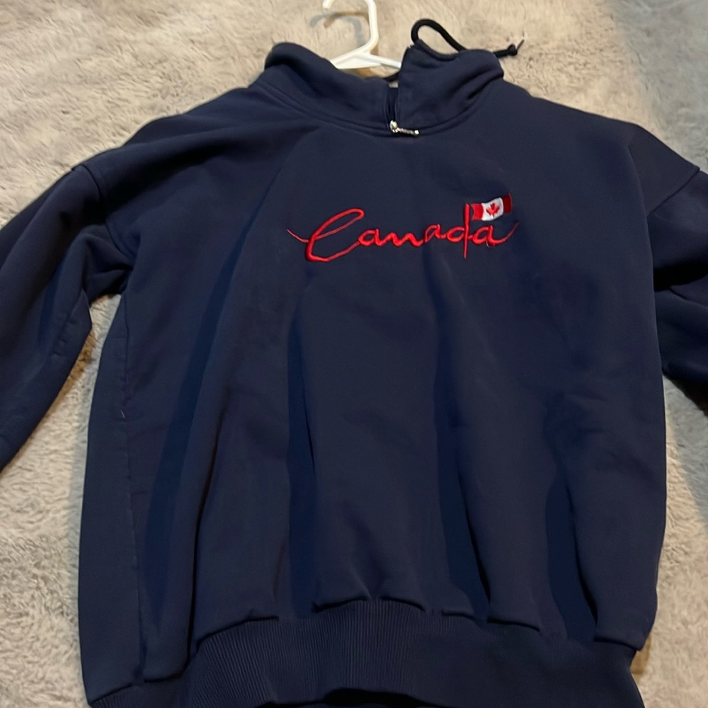 navy blue quarter zip jacket